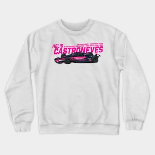 Helio Castroneves 2021 Indy Winner (pink) Crewneck Sweatshirt